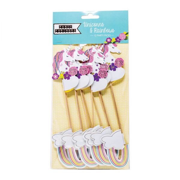 Unicorn and Rainbows Toppers by Party Partners