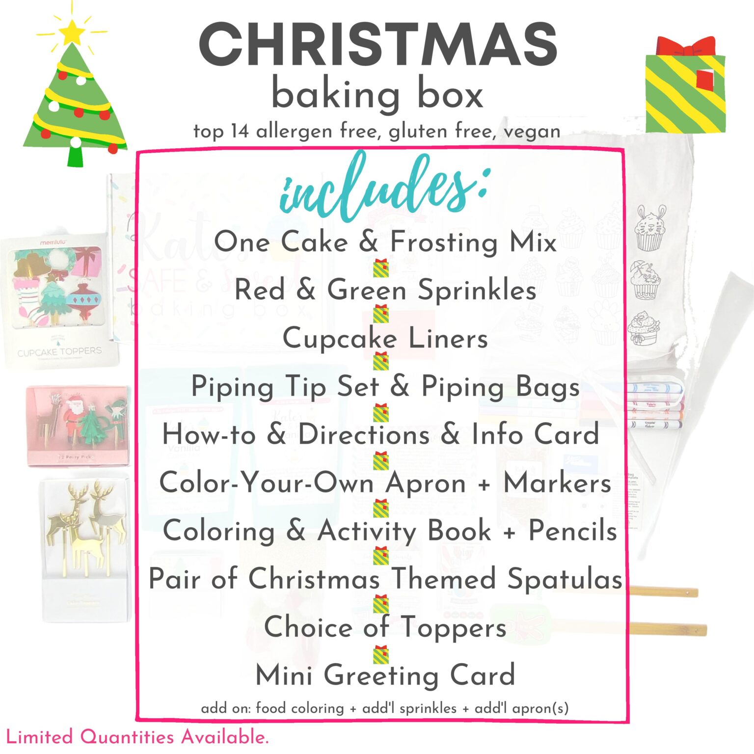 Kate's Safe and Sweet - Christmas Box Contents