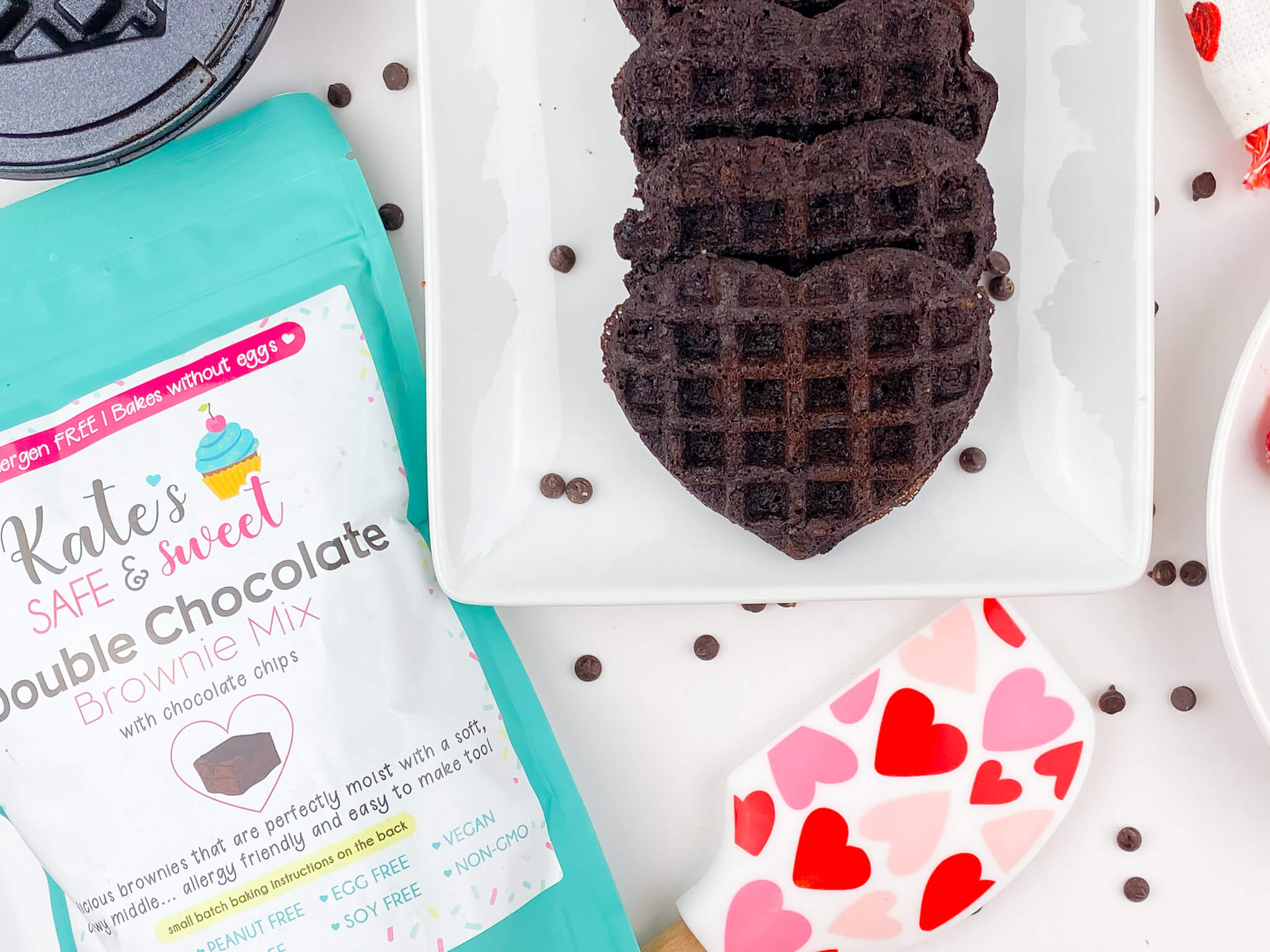 Kate's Safe & Sweet - Brownie Waffles Mix and Maker
