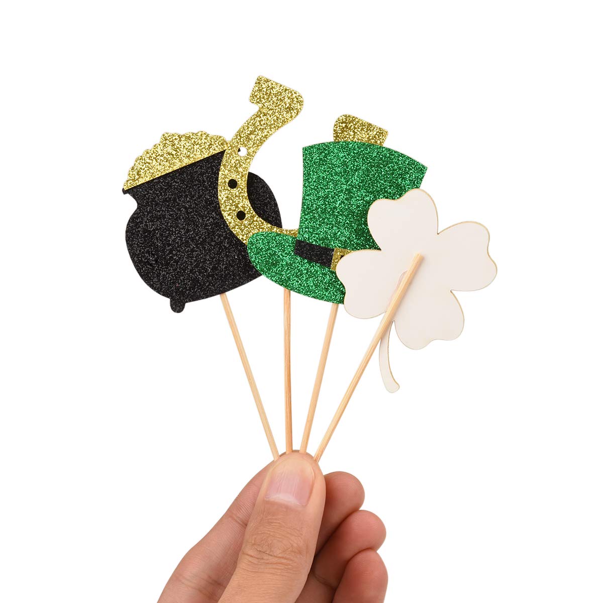 St Patricks Day Toppers Holding