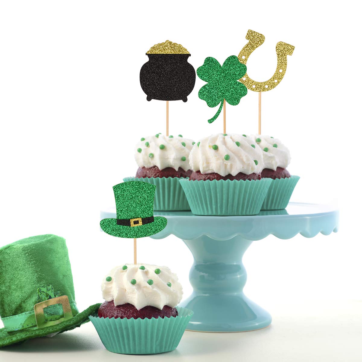 St Patricks Day on Cupcakes