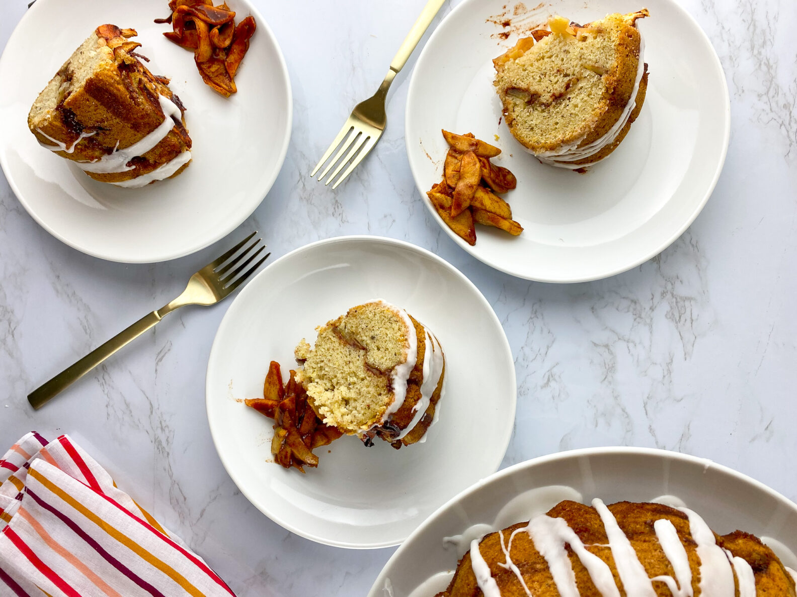 Kate's Safe and Sweet - Jewish Apple Cake - Slices