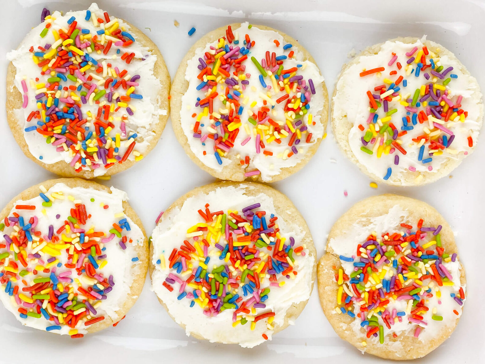 Kate's Safe and Sweet - Frosted Cookies a Top