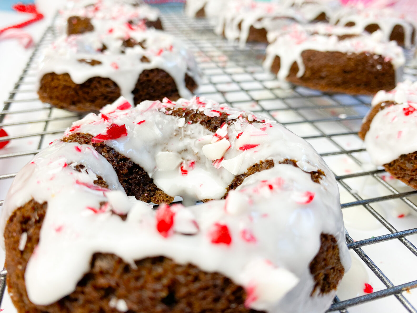 Kate's Safe and Sweet - Peppermint Donuts Cooling