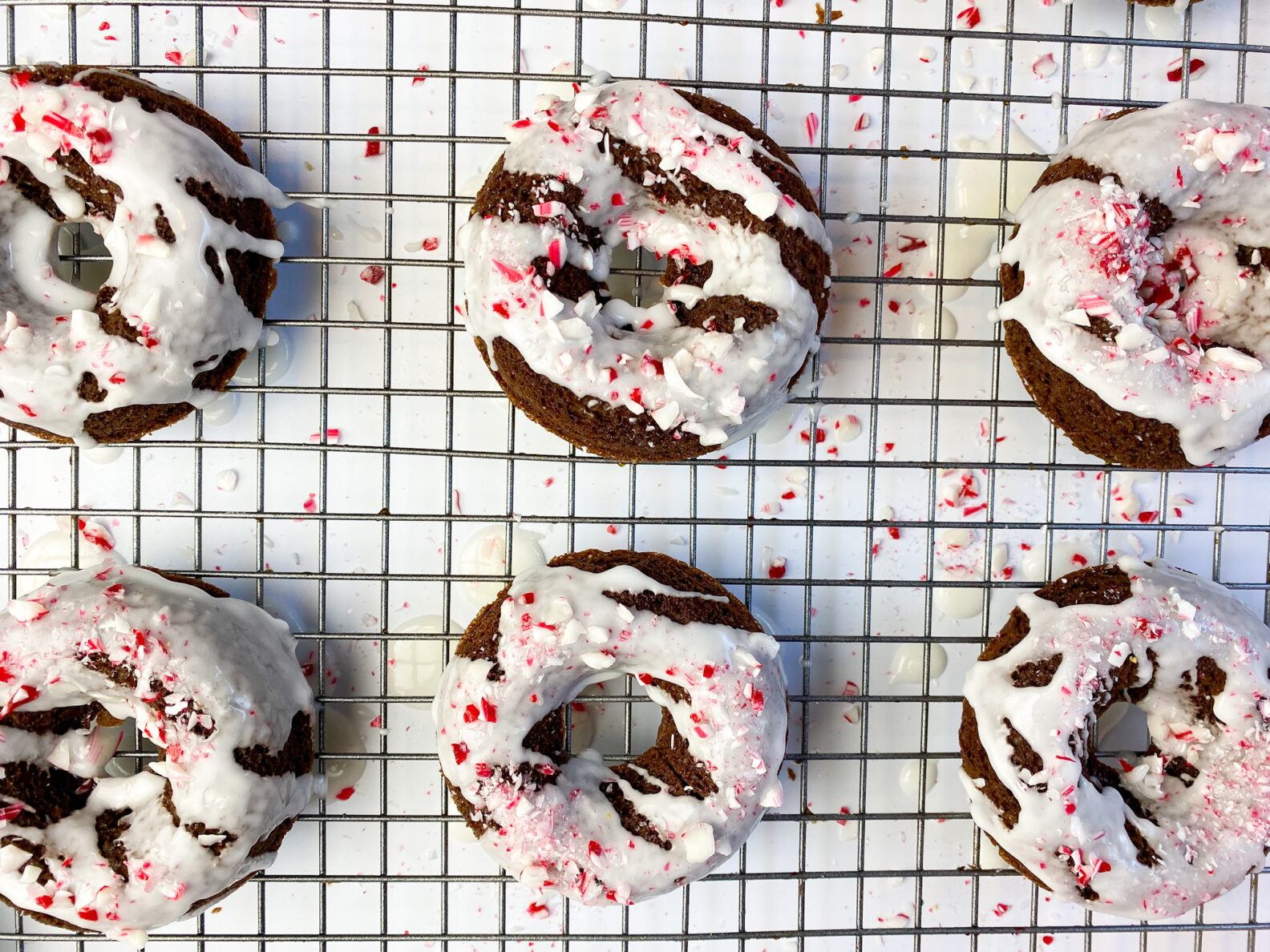 Kate's Safe and Sweet - Peppermint Donuts On Tray