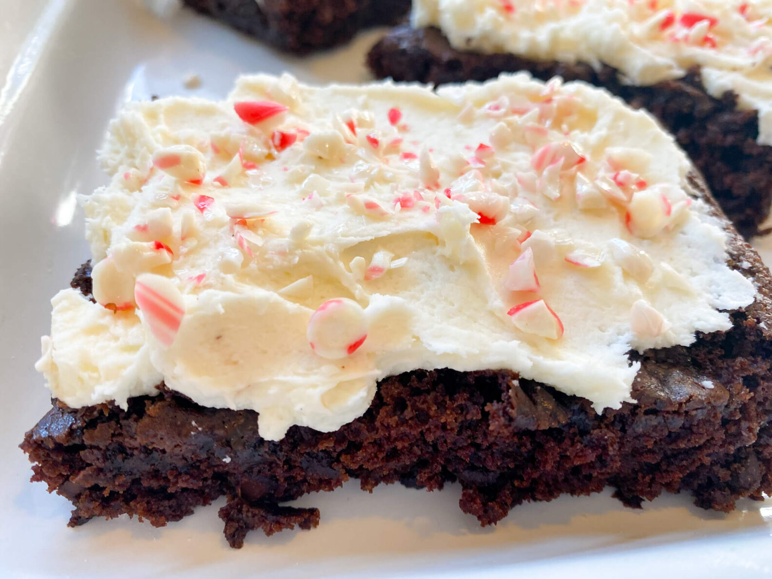 Kate's Safe and Sweet - Peppermint Frosted Brownies