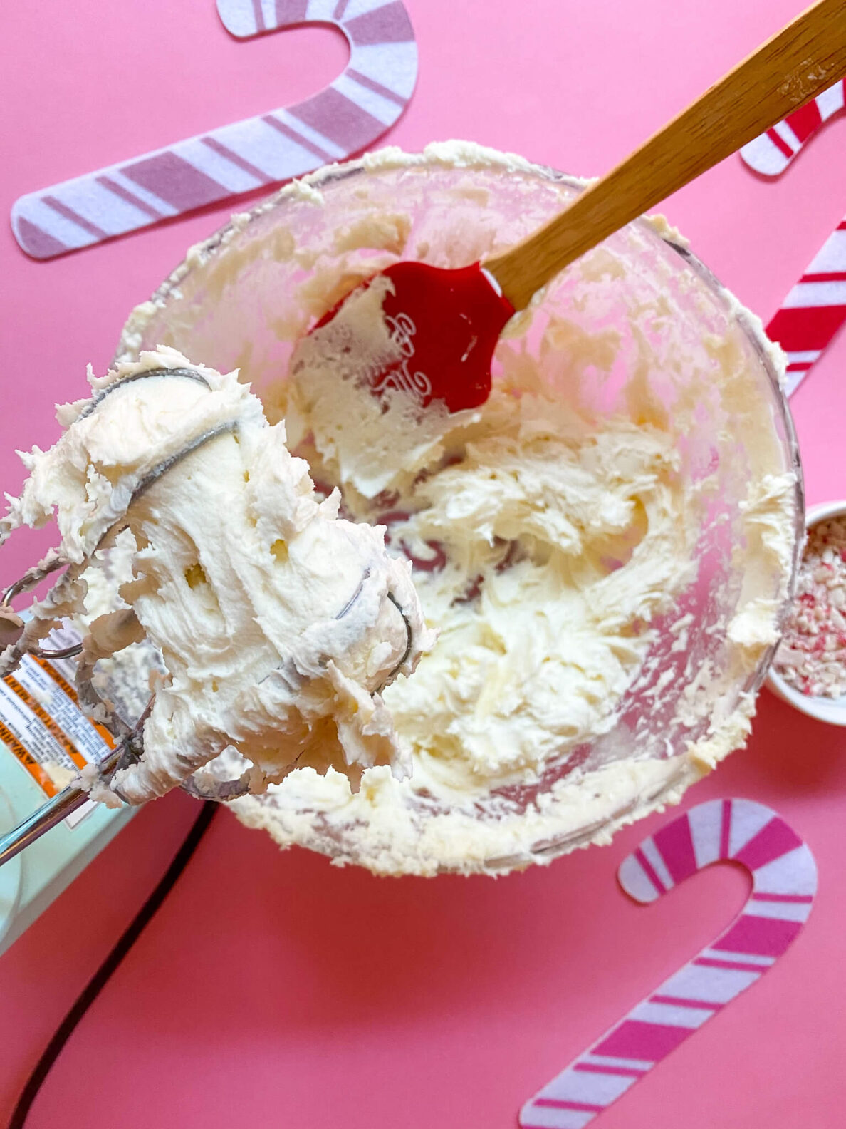 Kate's Safe and Sweet - Peppermint Frosting in Bowl