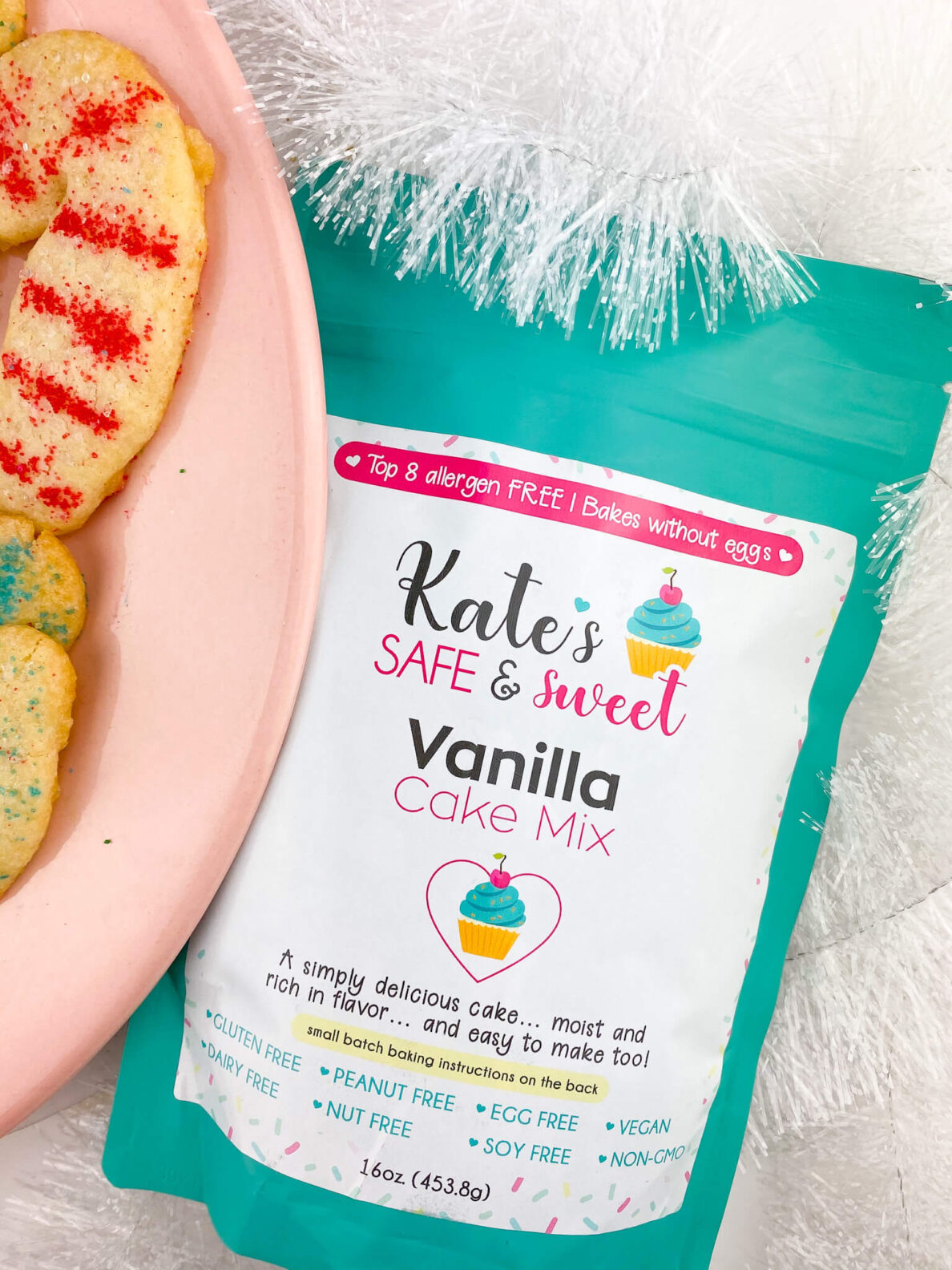 Kate's Safe and Sweet - Rolled Sugar Cookies - Mix