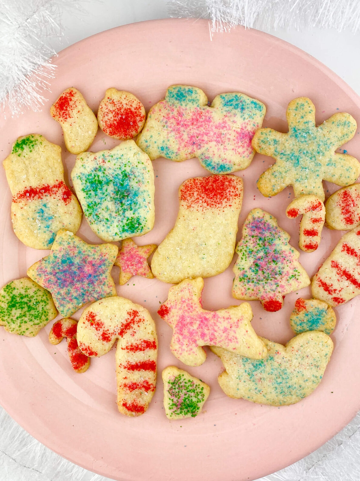 Kate's Safe and Sweet - Rolled Sugar Cookies on Plate