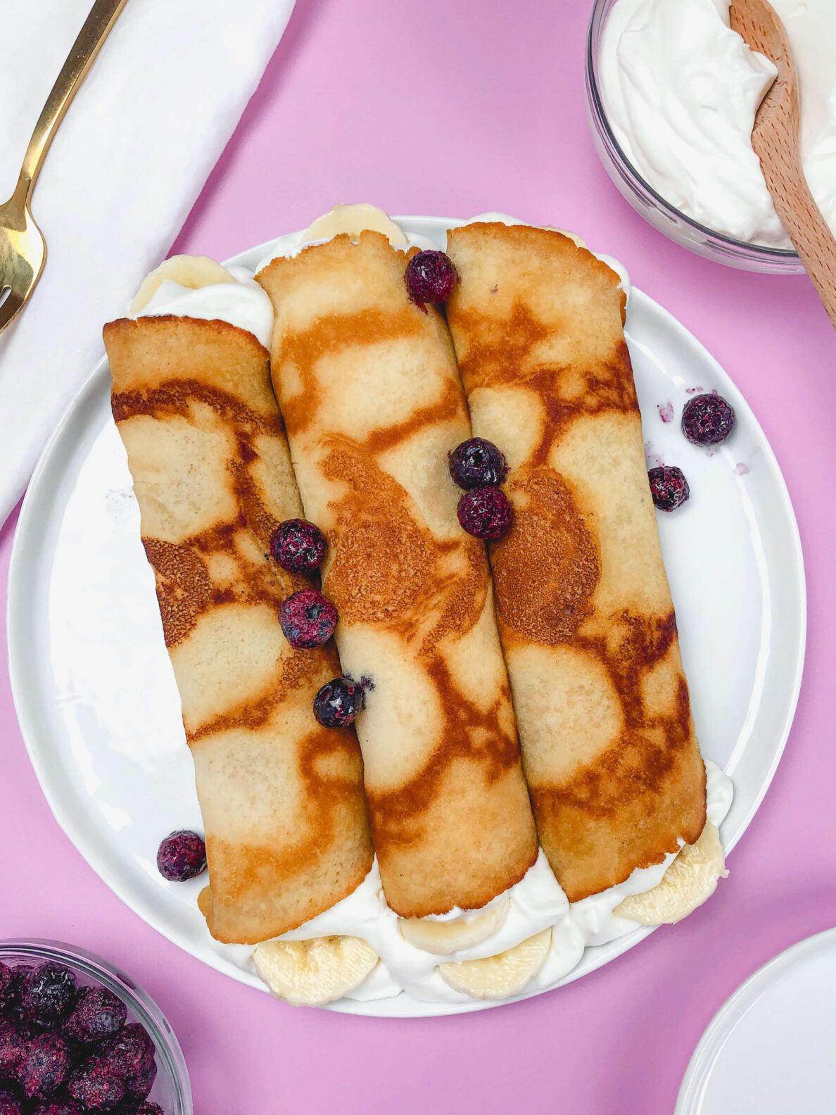 Pancake or Crepe Frying Pan-pink