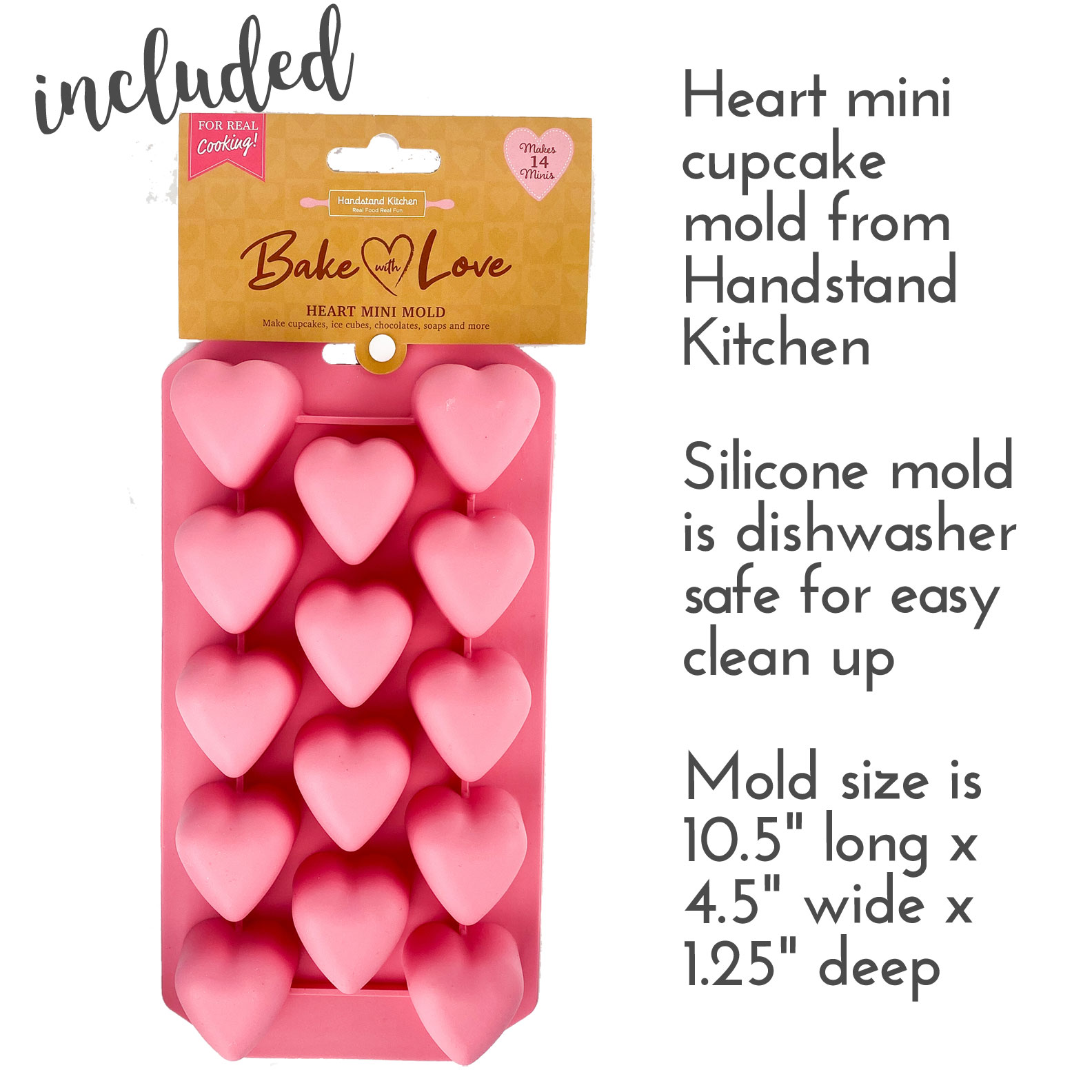 Mini Heart Cakes Baking Box – Kate's Safe & Sweet