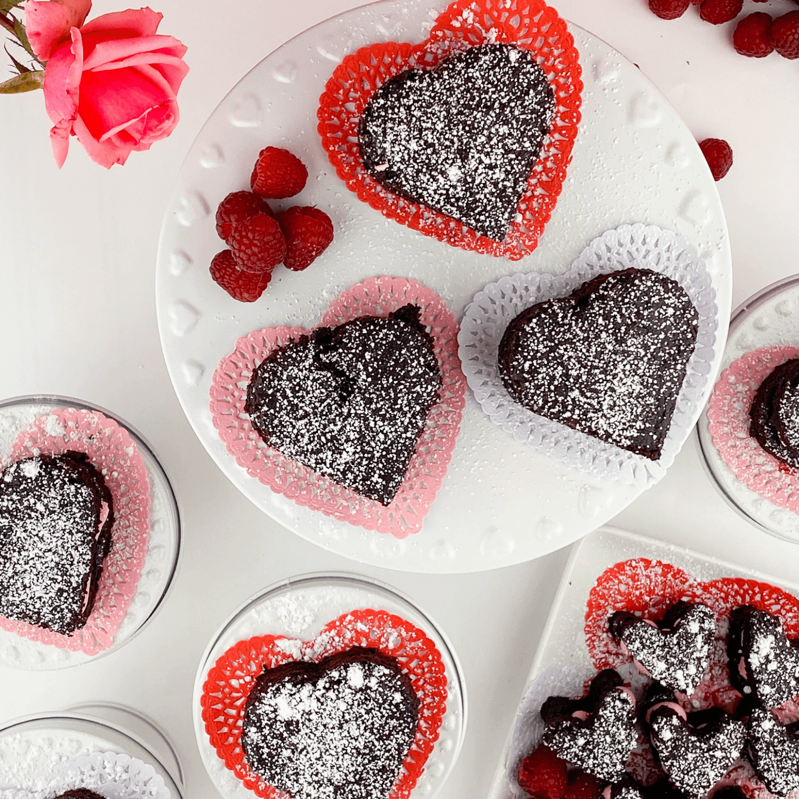 Kate's Safe and Sweet - Raspberry Brownies Display-