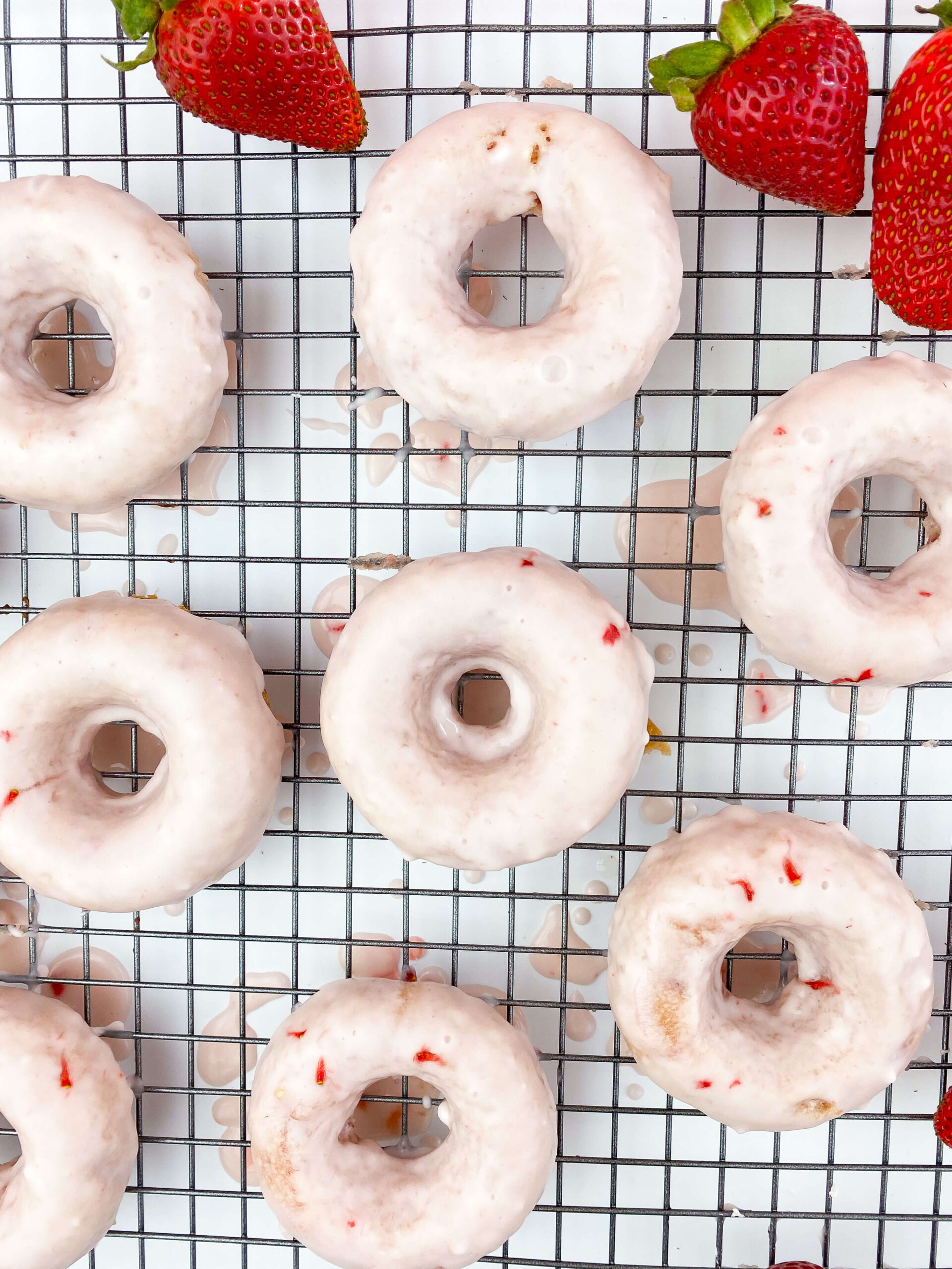 Kate's Safe & Sweet - Strawberry Donuts Cooling