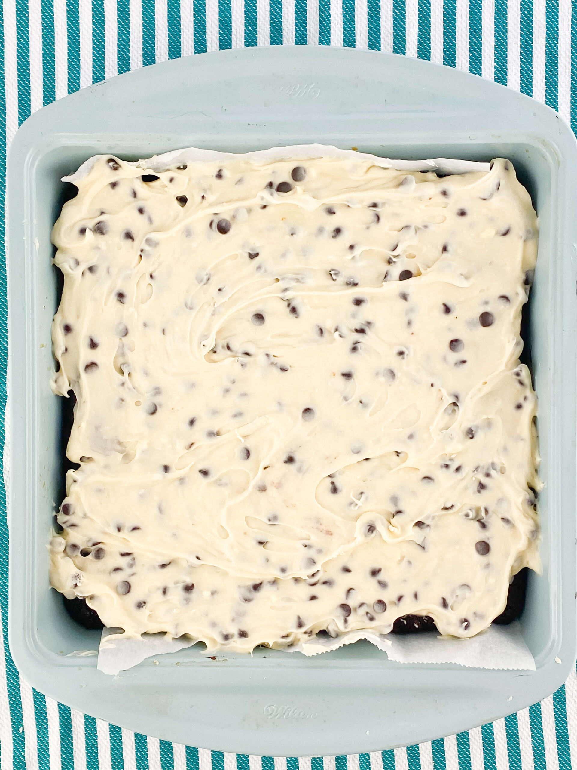 Kate's Safe & Sweet - Cookie Dough Brownies in Pan