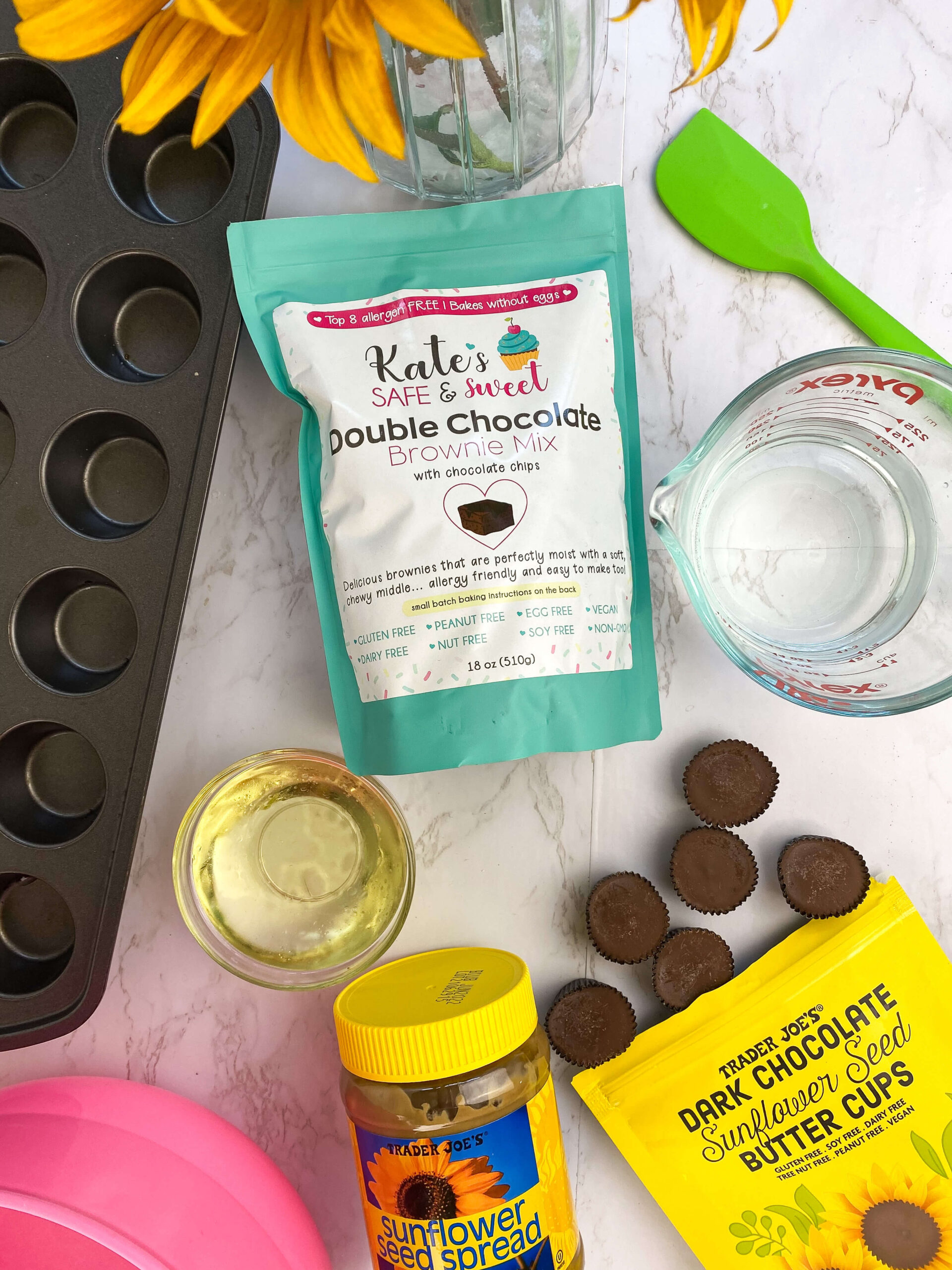 Kate's Safe & Sweet - Sunflower Seed Butter Bite Ingredients