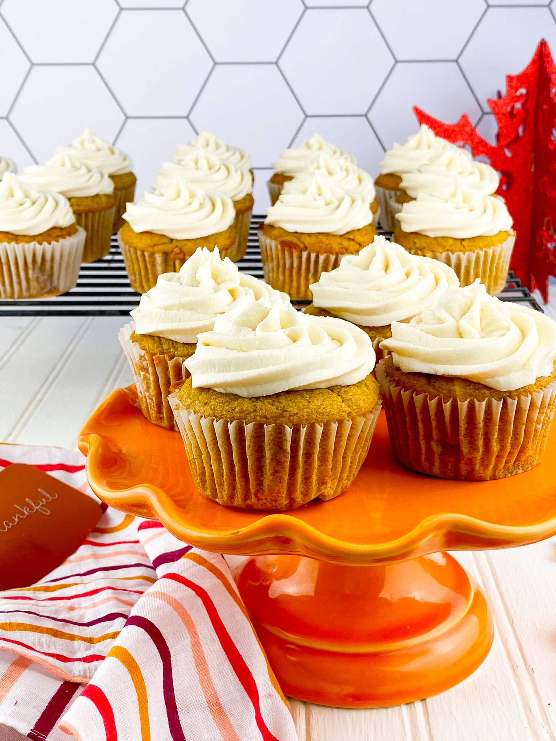 Kate's Safe & Sweet - Pumpkin Cupcakes for the holidays
