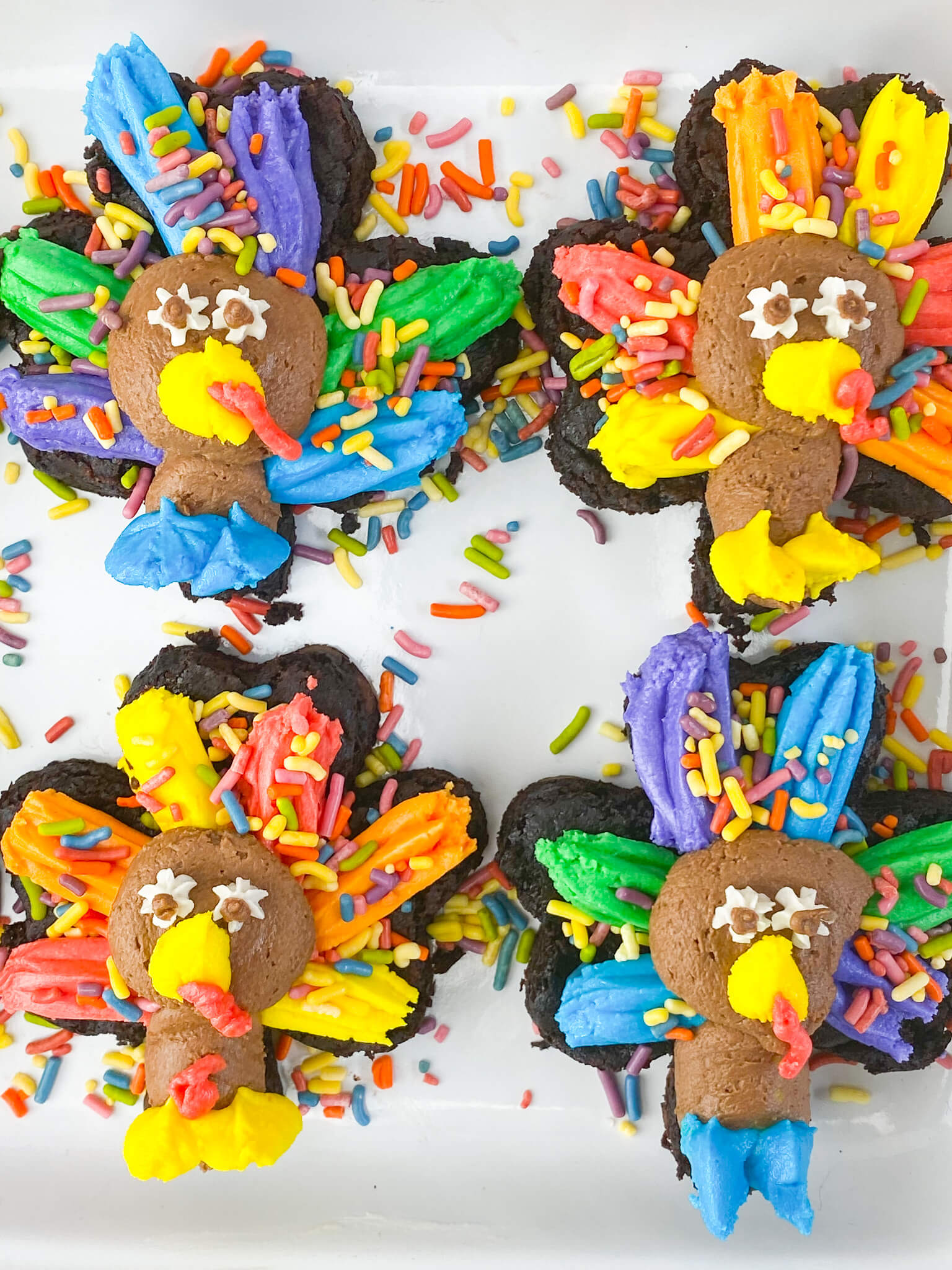 Kate's Safe & Sweet - Turkey Brownies Close