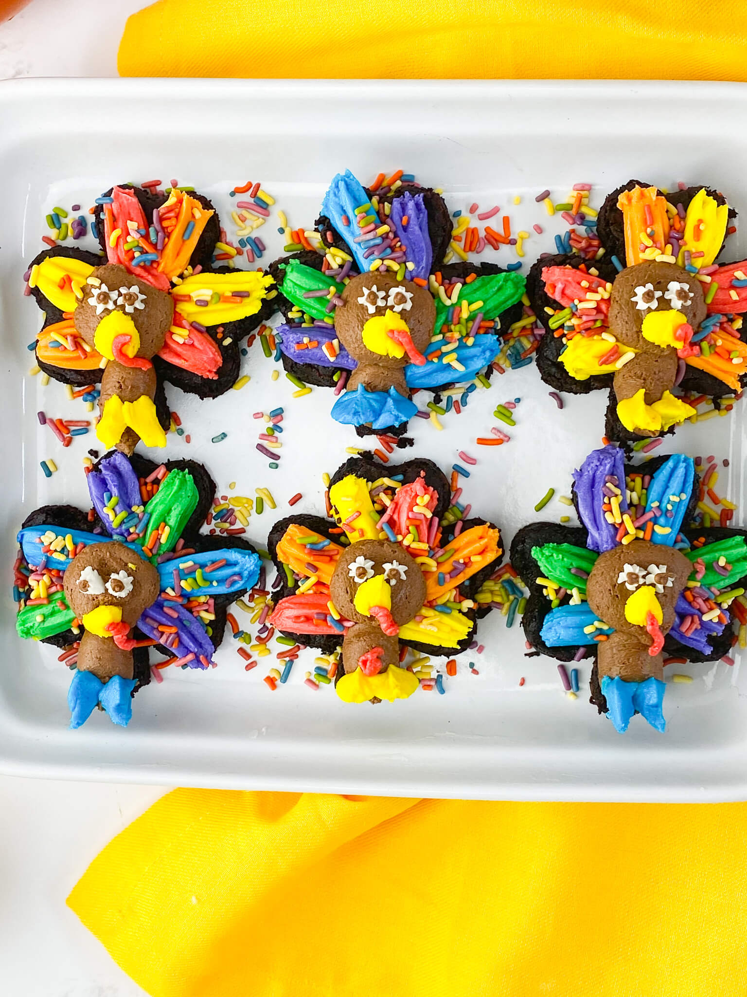 Kate's Safe & Sweet - Turkey Brownies Gobble Gobble