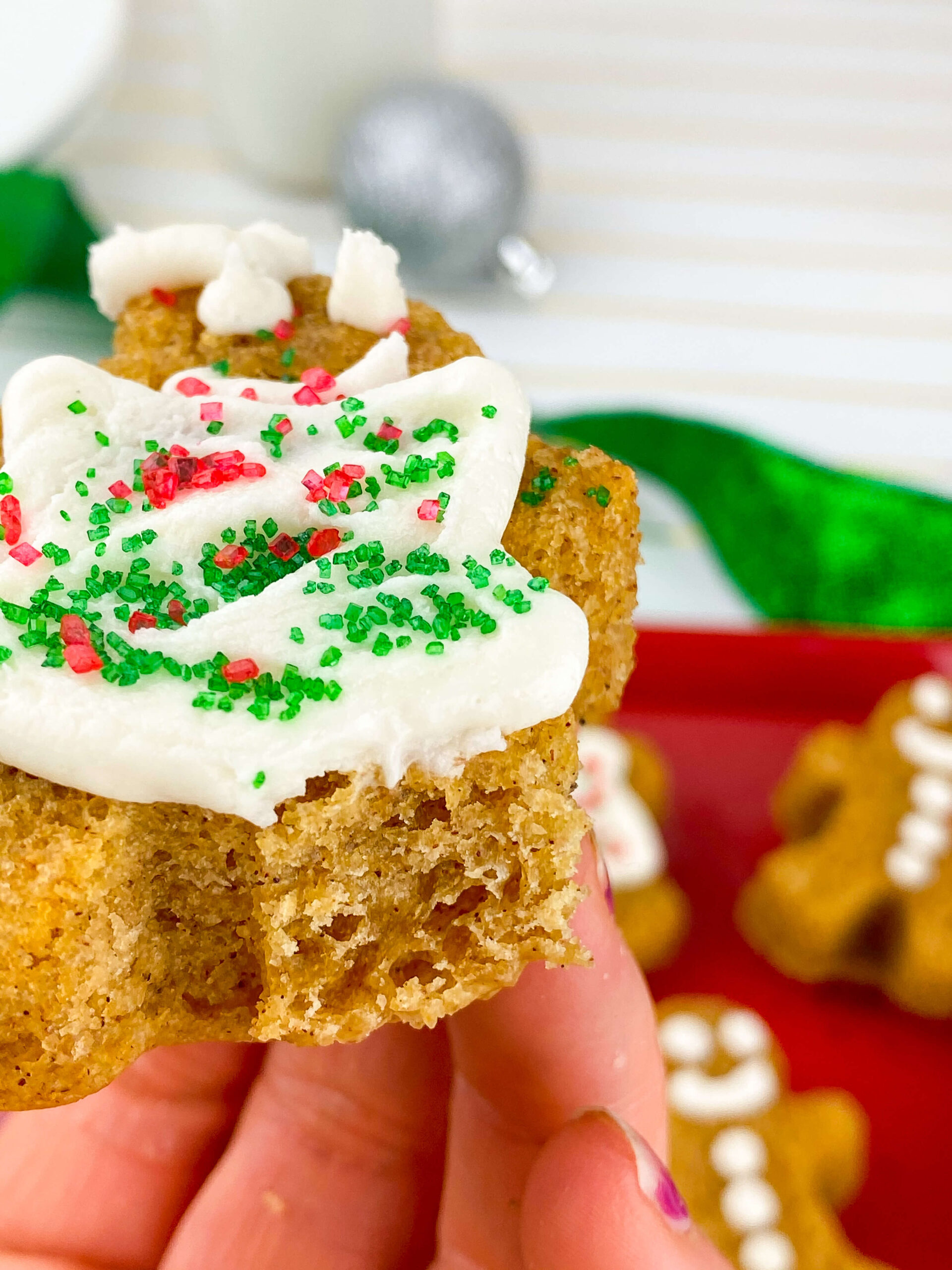 Kate's Safe & Sweet - Mini Gingerbread Cake Bite