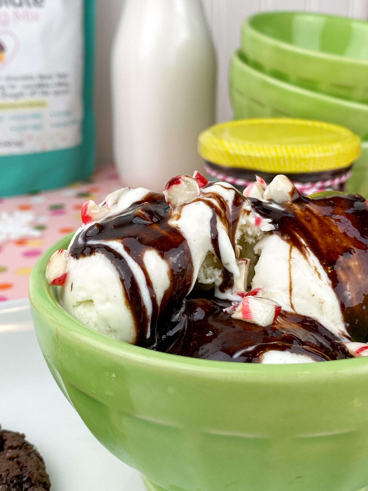 Kate's Safe & Sweet - Peppermint Hot Fudge in Bowl