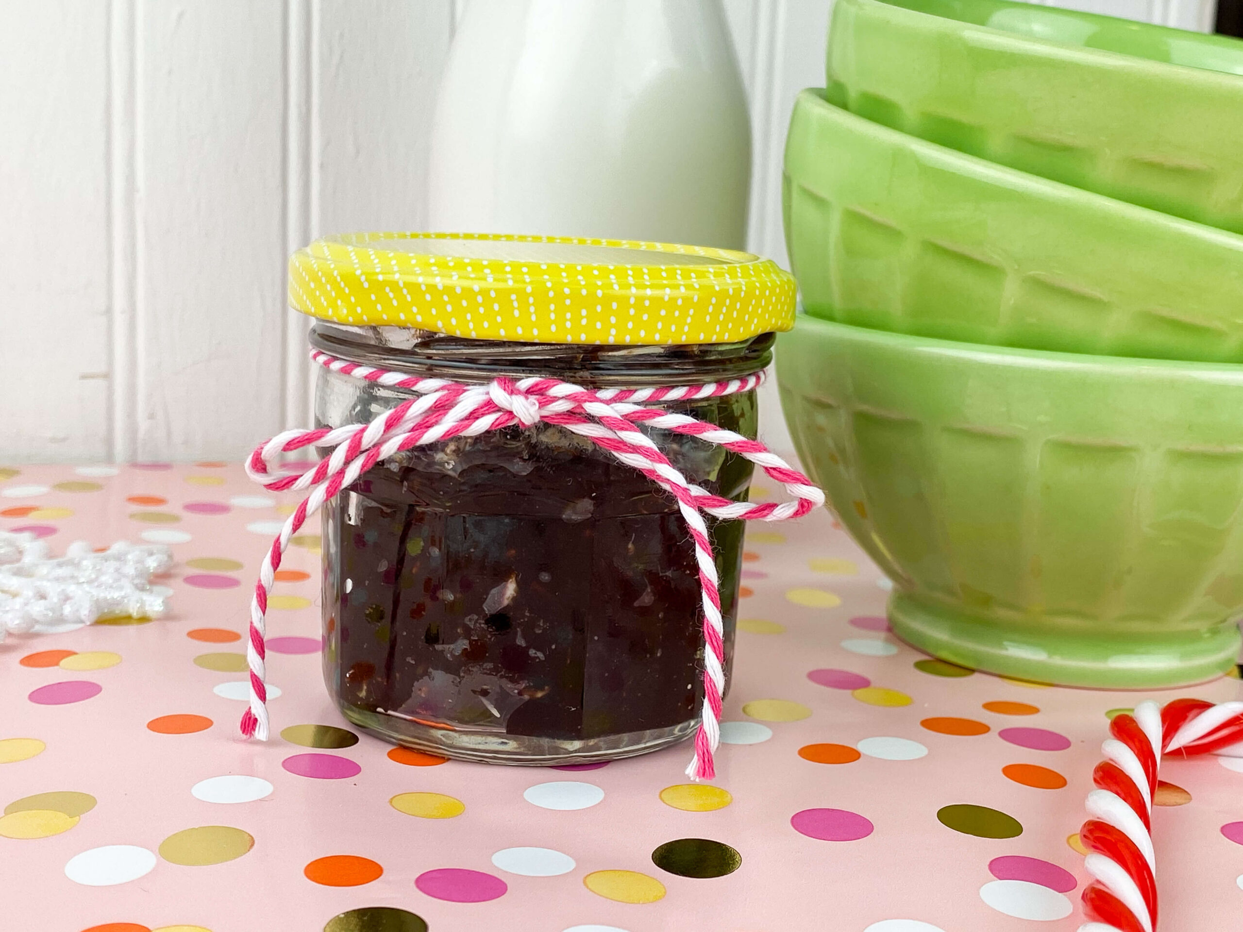 Kate's Safe & Sweet - Peppermint Hot Fudge in Jar