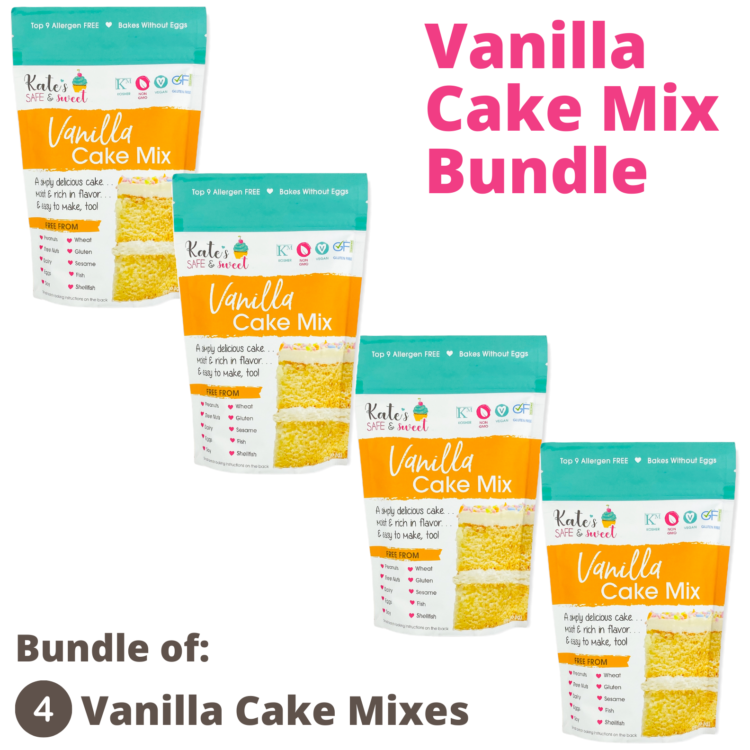 Vanilla Cake Mix Bundle – Kate's Safe & Sweet